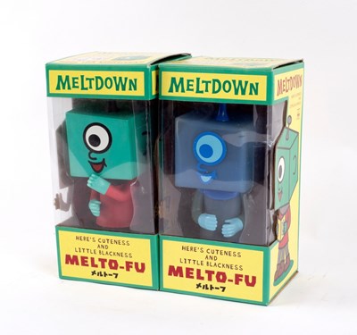 Lot 847 - Two boxed Meltdown Melto-FU Devilrobots...