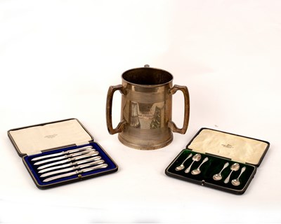 Lot 80 - A Victorian silver tyg, Mappin and Webb,...
