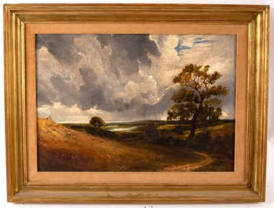 Lot 492 - Mid 19th Century English School/Landscape with...