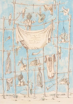Lot 9 - Domenico Gnoli (Italian 1933-1970)/Sipario per...