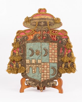 Lot 26 - A late 16th Century Spanish applique and...