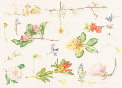 Lot 79 - Val Archer (British, born 1946)/Spring...