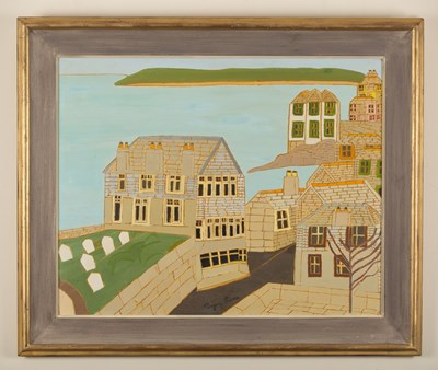 Lot 858 - Bryan Pearce (1929-2006)/Chy-an-Eglos from the...