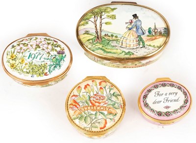 Lot 64 - A quantity of Halcyon Days enamel boxes...