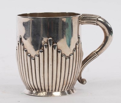 Lot 108 - A silver Christening mug, Walter & John...