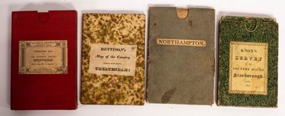 Lot 143 - County maps etc. A collection of 19th Century...