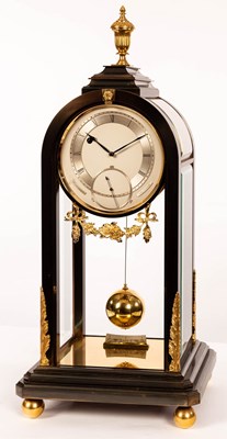Lot 505 - An eight-day table regulator by Sinclair...