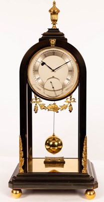 Lot 505 - An eight-day table regulator by Sinclair...