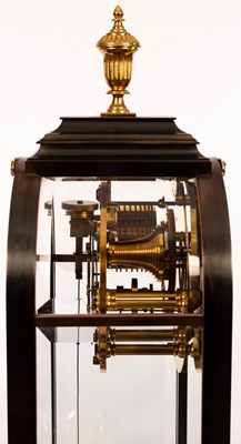 Lot 505 - An eight-day table regulator by Sinclair...