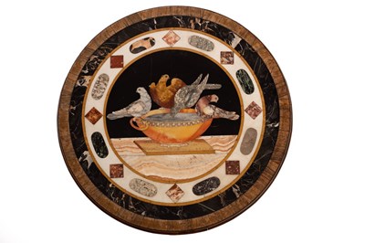 Lot 686 - A Regency specimen marble table top on a...