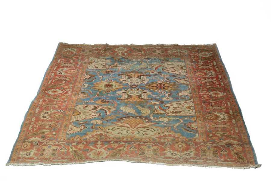Lot 856 - An unusual Ushak carpet West Anatolia, with...