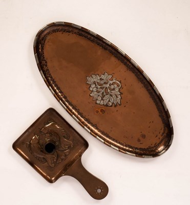 Lot 60 - Hugh Wallis (1871-1943)/An Arts & Crafts oval...