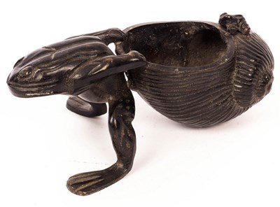 Lot 80 - Paul Francois Louchet (1854-1936)/A Frog...