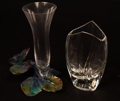 Lot 112 - Daum, a crystal and pate-de-verre Papillon...