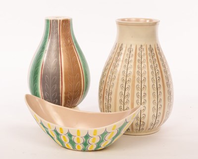 Lot 129 - Poole Pottery, a baluster vase, shape 337,...