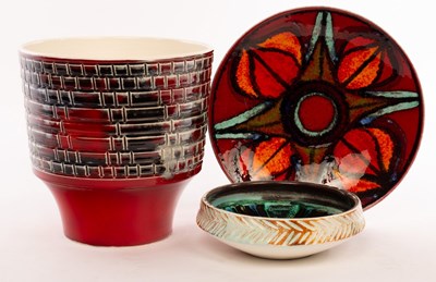 Lot 150 - Poole Pottery, a Delphis charger, 26cm...