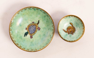 Lot 174 - Two Wedgwood Fairyland lustre bowls, one with...