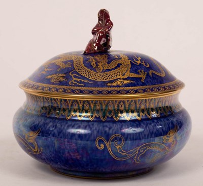 Lot 175 - A Wedgwood Fairyland lustre bowl and cover,...