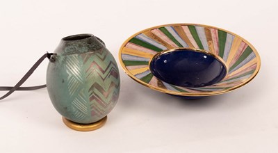 Lot 196 - Anne James (born 1937), an ovoid hanging...