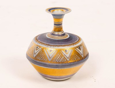 Lot 200 - Mary Rich (born 1940), a porcelain vase...