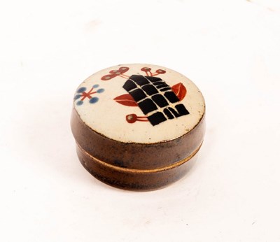 Lot 212 - John Maltby (1936-2020), a small circular box...