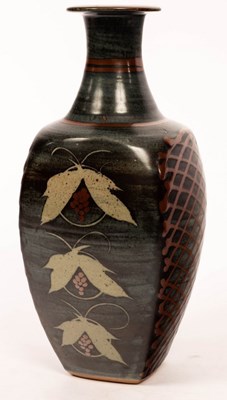 Lot 216 - David Frith (born 1943), a stoneware lamp base...