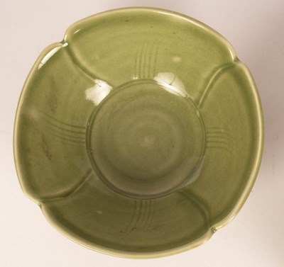 Lot 241 - Derek Emms (1929-2004), a lotus shaped bowl in...