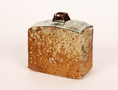 Lot 245 - David Frith, a rectangular bottle vase,...