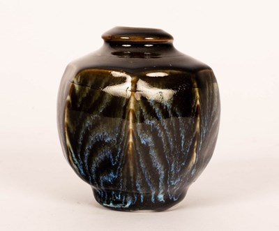 Lot 246 - Margaret Frith, an octagonal vase, feathered...