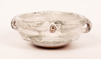 Lot 248 - Pat Fuller, a white glazed stoneware bowl with...