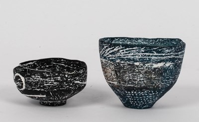 Lot 256 - Sarah Jenkins (Contemporary), two stoneware...
