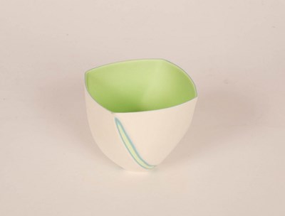 Lot 273 - Sasha Wardell (born 1956), a square form vase,...