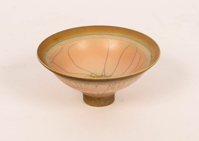 Lot 283 - David White (1934-2011), a porcelain footed...