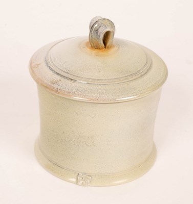 Lot 289 - Peter Starkey (born 1945), a salt glaze lidded...