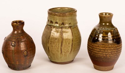 Lot 294 - Jack Kenny (Contemporary), three vases,...