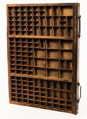 Lot 950 - A wall hanging specimen display case, glazed,...