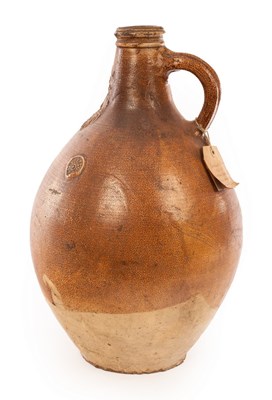 Lot 67 - A large German stoneware Bartmannkrug with...