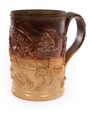 Lot 70 - A London salt glaze stoneware mug, perhaps...