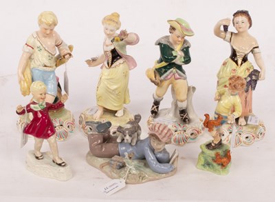 Lot 77 - A set of figures of the four seasons, by...