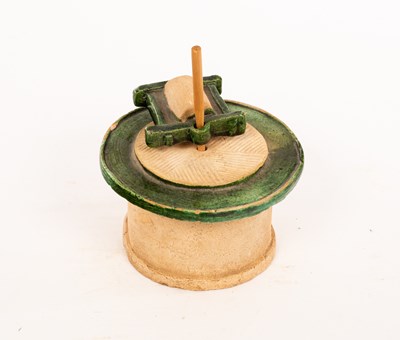Lot 413 - A Chinese model of a mill, Ming Dynasty, part...