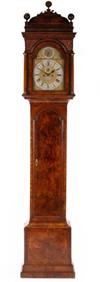 Lot 958 - An early Georgian walnut longcase clock with...