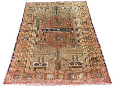Lot 990 - A North West Persian Malayer rug, 247cm x 115cm