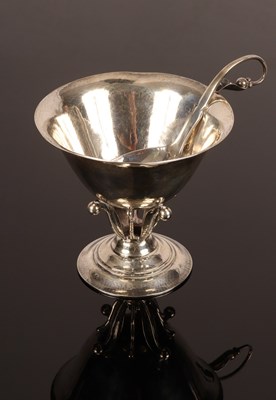 Lot 81 - A Georg Jensen silver bowl, import marks...