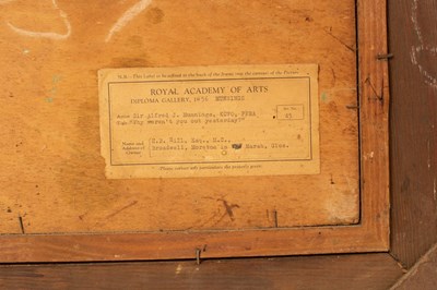 Lot 5 - Sir Alfred James Munnings, PRA, RI...