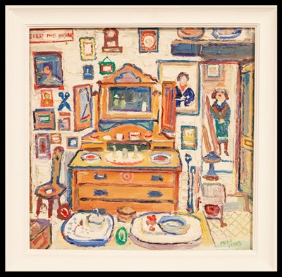 Lot 19 - Fred Yates (1922-2008)/Antique Shop, St...