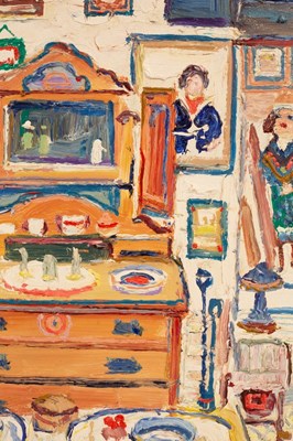 Lot 19 - Fred Yates (1922-2008)/Antique Shop, St...