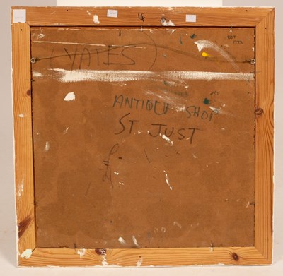 Lot 19 - Fred Yates (1922-2008)/Antique Shop, St...