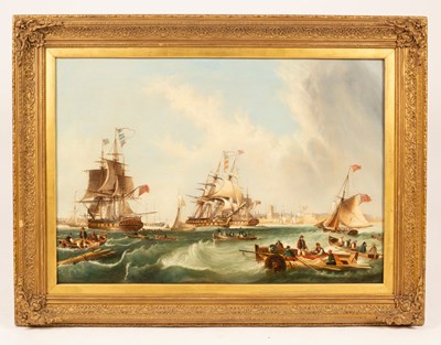 Lot 46 - After John Wilson Carmichael/A Man O'War off...