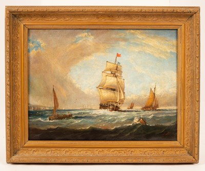 Lot 56 - J Smythe/Shipping in a Coastal Swell/Man O'...