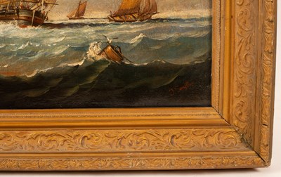 Lot 56 - J Smythe/Shipping in a Coastal Swell/Man O'...